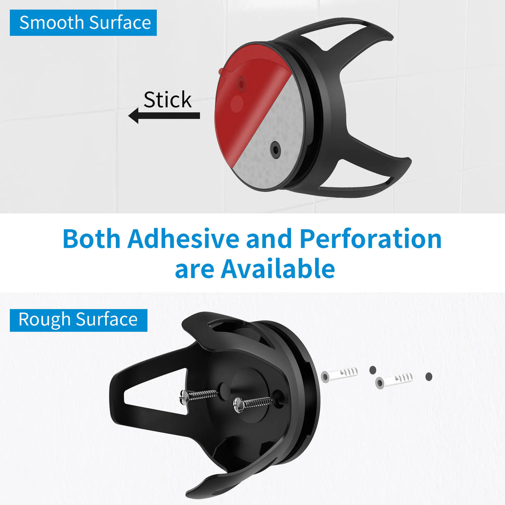 SPORTLINK Self Adhesive Drilling Wall Mount Bracket For HomePod Mini Holder With Cord Management Space Saving Black White Blue