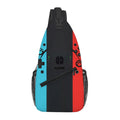 Games Console Small Chest Bag Men's and Women's Kids Best Gift 2D Flat Cartoon Large Capacity Outdoor Sports Leisure Fashion Bag