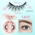 1 Pair Reusable Magnetic Eyelashes 3D Mink Lashes Long-Lasting No Glue Needed False Eyelashes and Magnetic Tweezers Set