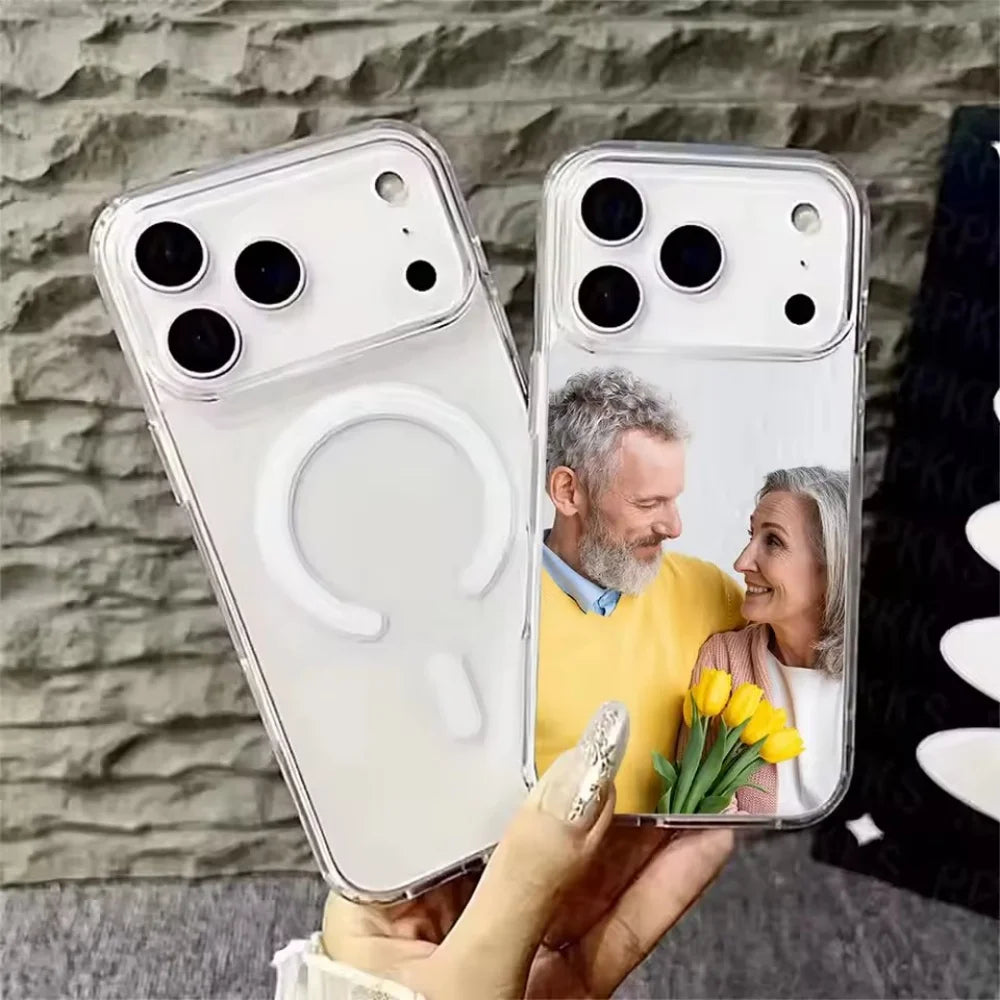 Customized Your Photo Phone Case For iPhone 18 17 Air 16 15 14  Plus 13 12 Mini 11 Pro Xs Max 17e 16e X MagSafe Shockproof Cover