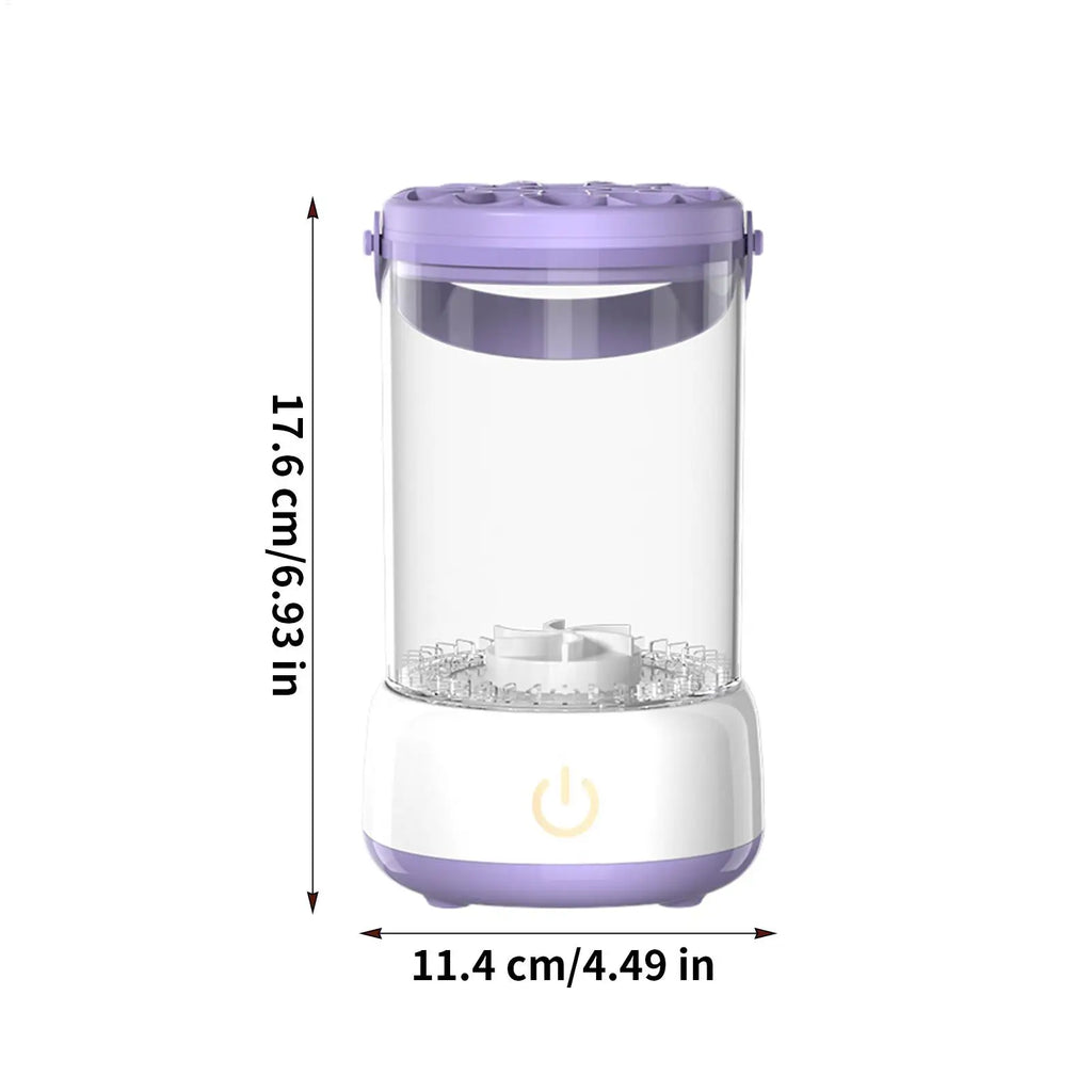 Professional Makeup Brush Cleaner Makeup Tool Washer Portable Automatic Cosmetic Brushes Cleaner Machine for Home Vanity Travel