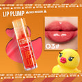 MLSMILE Duck Lip Plump Lip Oil Moisturizing Lip Gloss Mirror Water Nature Long-Lasting Gloss Pearl Lip Glaze Set