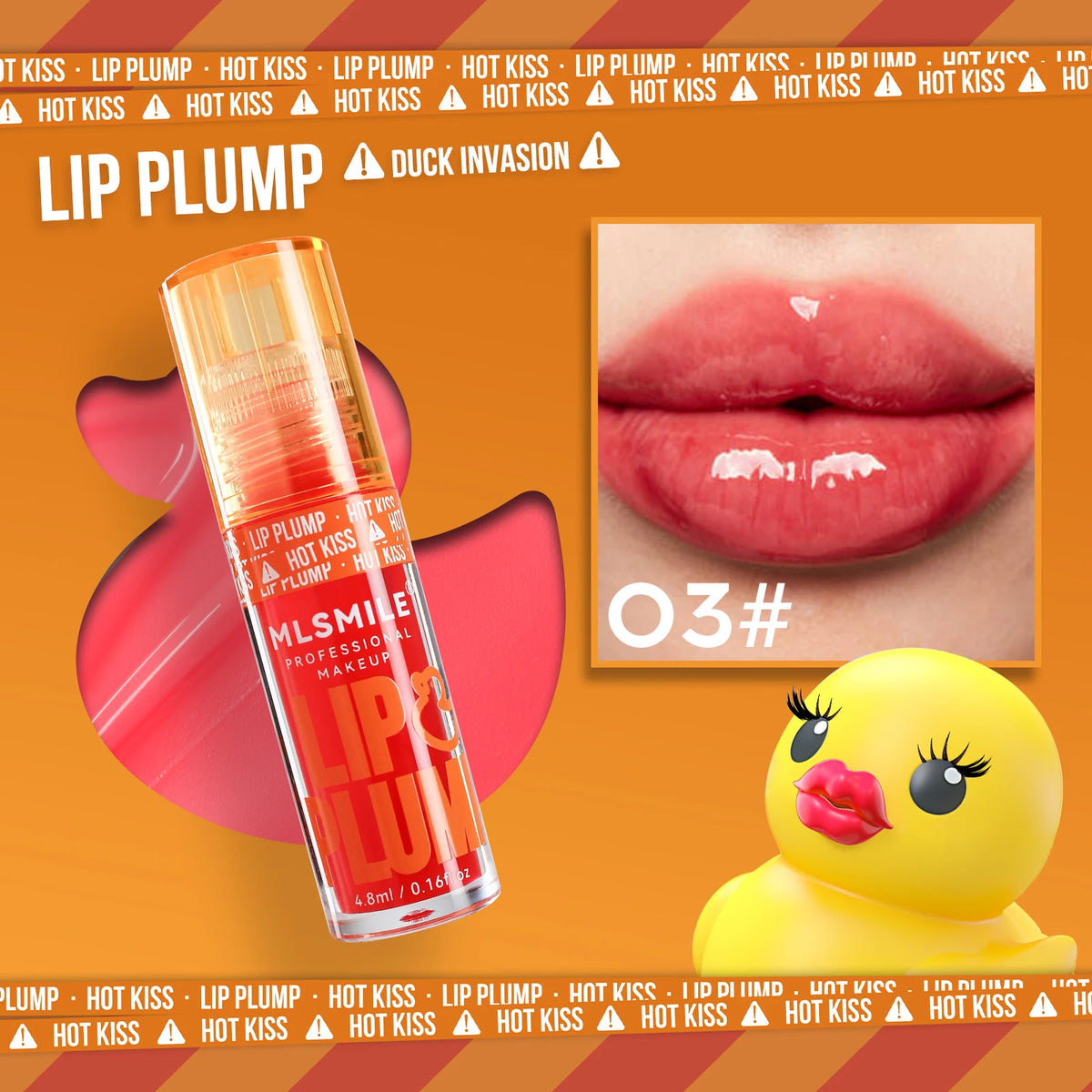 MLSMILE ダックリッププランプリップオイル 保湿リップグロス ミラーウォーター ナチュラル ロングラスティング グロス パール リップグレーズセット