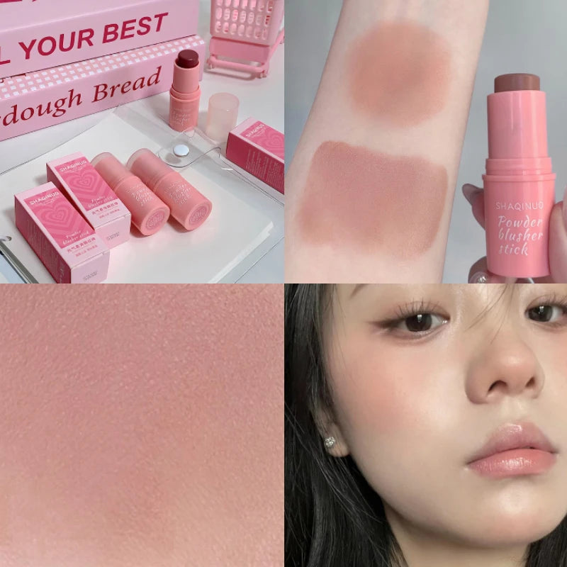 Blush Stick Natural — Acabamento Matte, Aplicação Fácil