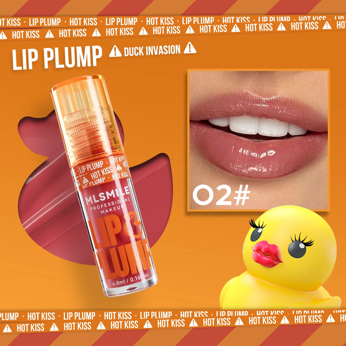 MLSMILE ダックリッププランプリップオイル 保湿リップグロス ミラーウォーター ナチュラル ロングラスティング グロス パール リップグレーズセット