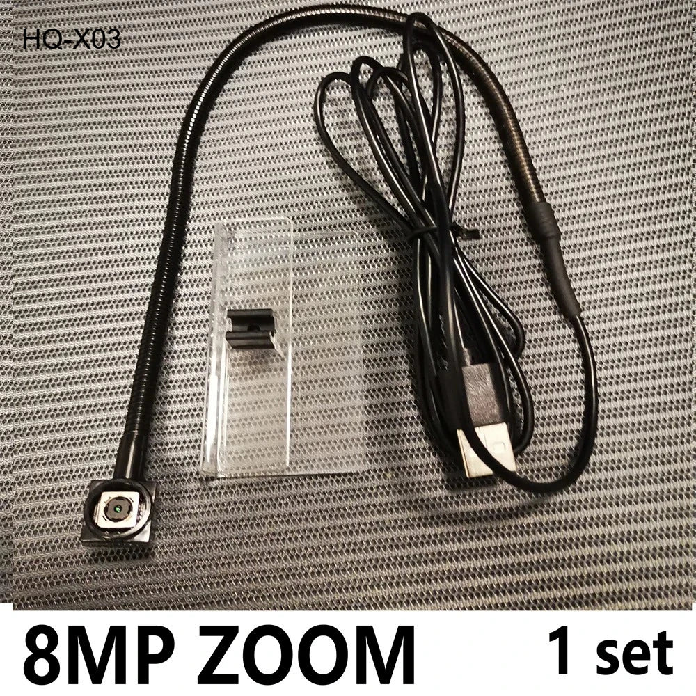 Middle Screen Adjustable Webcam 4K 8MP 5MP UHD Auto Focus Low LUX Mini USB Cam Flipped Sucker 15x15mm Miniature USB Camera Audio