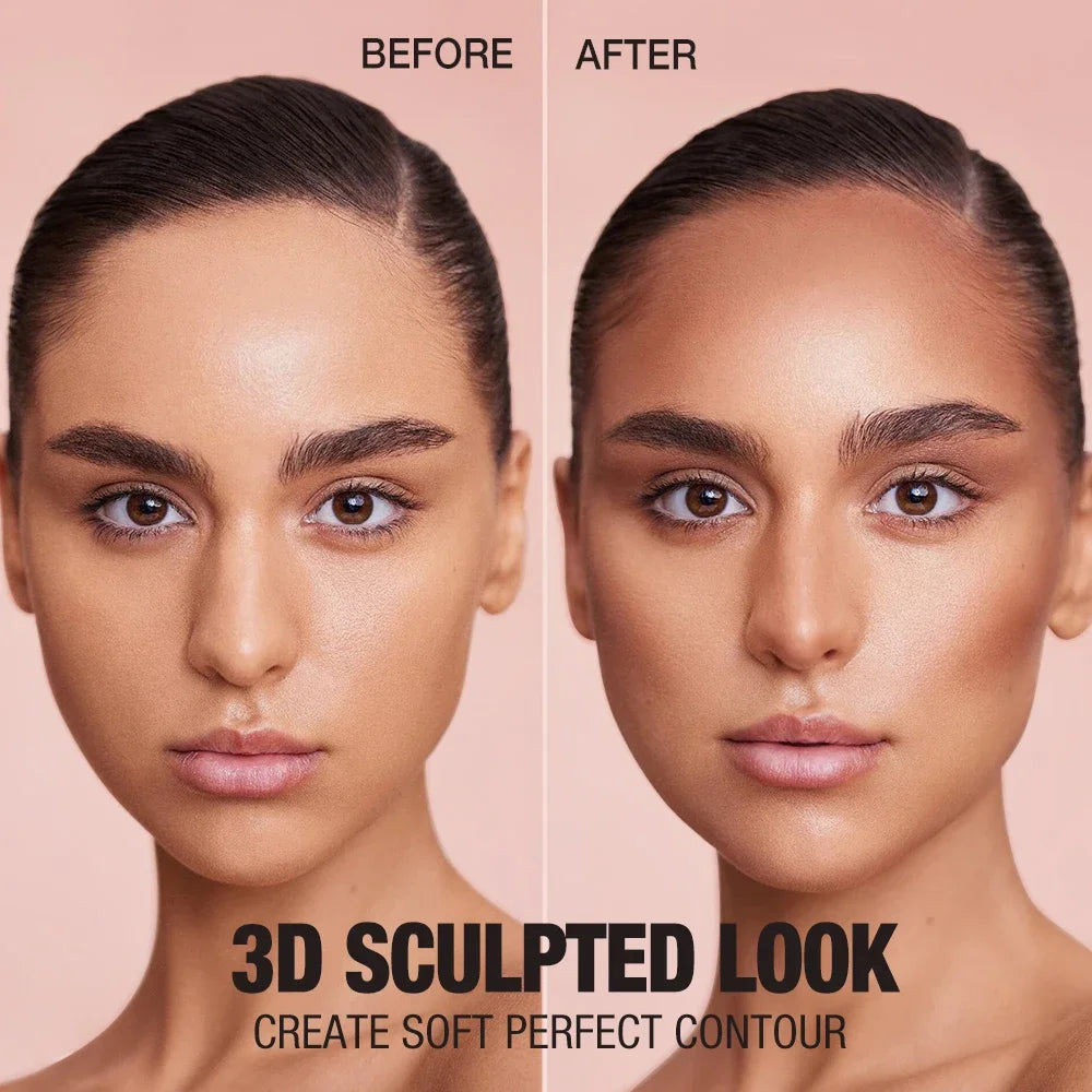 O.TWO.O Contour Stick Cream Long-wear Lightweight Brighten Stick Easy to Sculpt Face Concealer Bronzer Contouring Makeup Pen