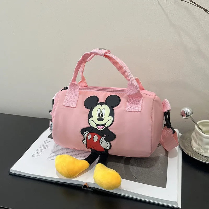 Various Styles of High-quality Cartoon Mickey Canvas Handbags Large Capacity Shoulder Bag Women's Fashion Handbag Shopping Bag