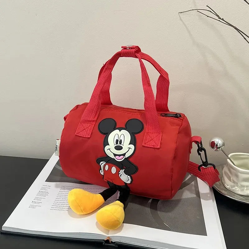 Various Styles of High-quality Cartoon Mickey Canvas Handbags Large Capacity Shoulder Bag Women's Fashion Handbag Shopping Bag