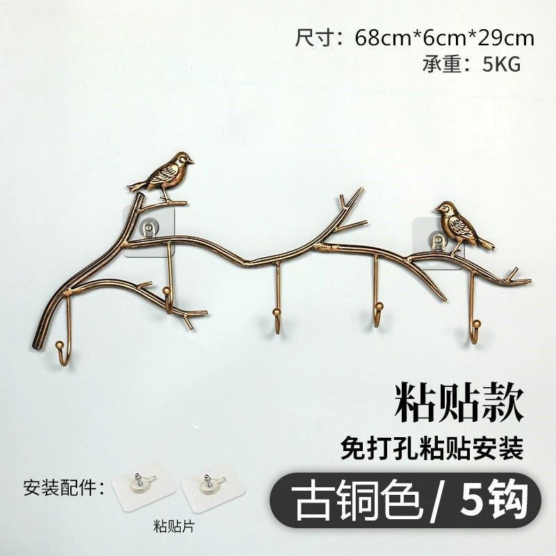 Creative Wall Hanging Clothes Hanger Upon Entering The Doorcoat Rack No Punching Holes At The Entrance Wall Clothes Hook