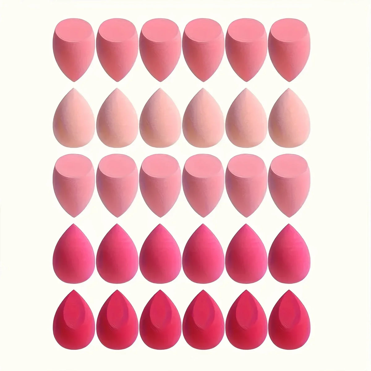 Rainbow Makeup Sponge Set 5-10PCS - Vegan Dual Use Blender for Liquid & Powder | Hypoallergenic Travel Essentials Fragrance-Free