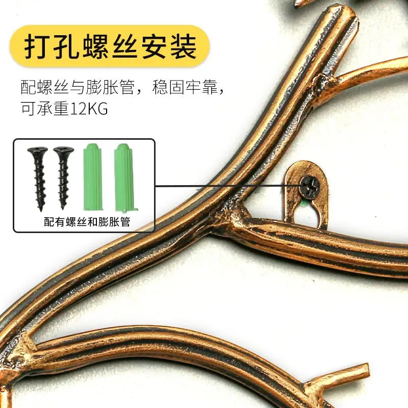 Creative Wall Hanging Clothes Hanger Upon Entering The Doorcoat Rack No Punching Holes At The Entrance Wall Clothes Hook