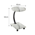 Side table Modern simple rectangular household small apartment Bedroom removable side table Double layer small coffee table