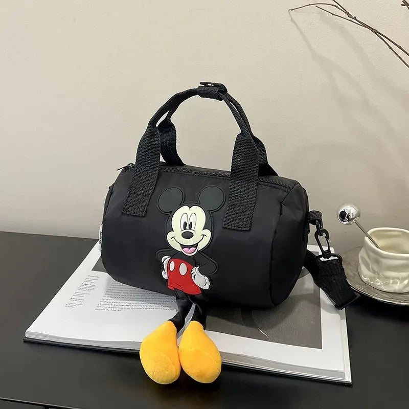 Various Styles of High-quality Cartoon Mickey Canvas Handbags Large Capacity Shoulder Bag Women's Fashion Handbag Shopping Bag