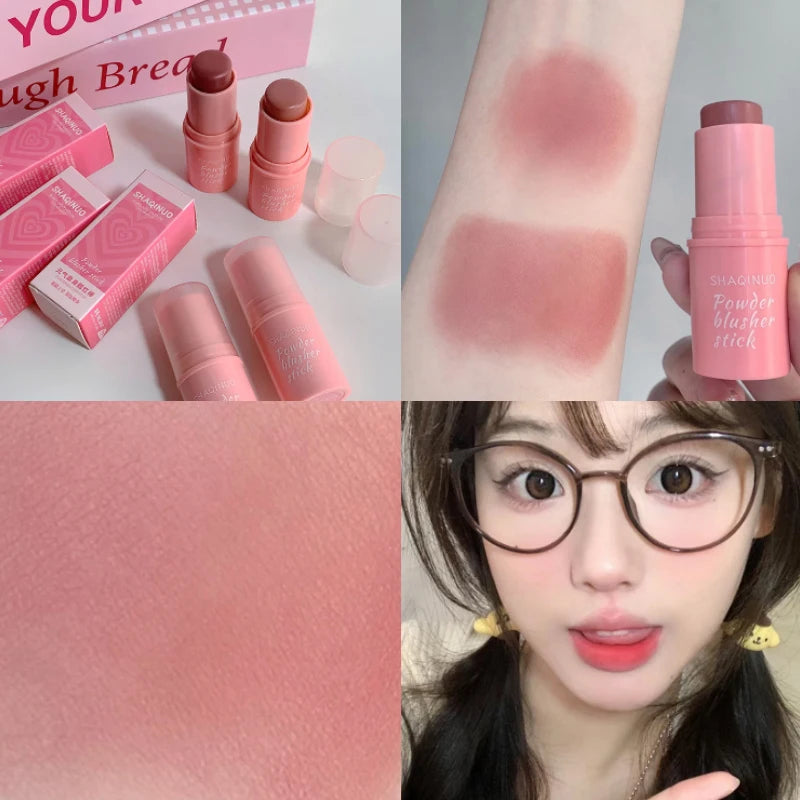 Blush Stick Natural — Acabamento Matte, Aplicação Fácil
