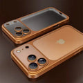Luxury Plating Matte Hard Phone Case for iPhone 18 17 Air 16 15 14 13 ProMax Camera Lens Film Protector Frosted Shockproof Cover