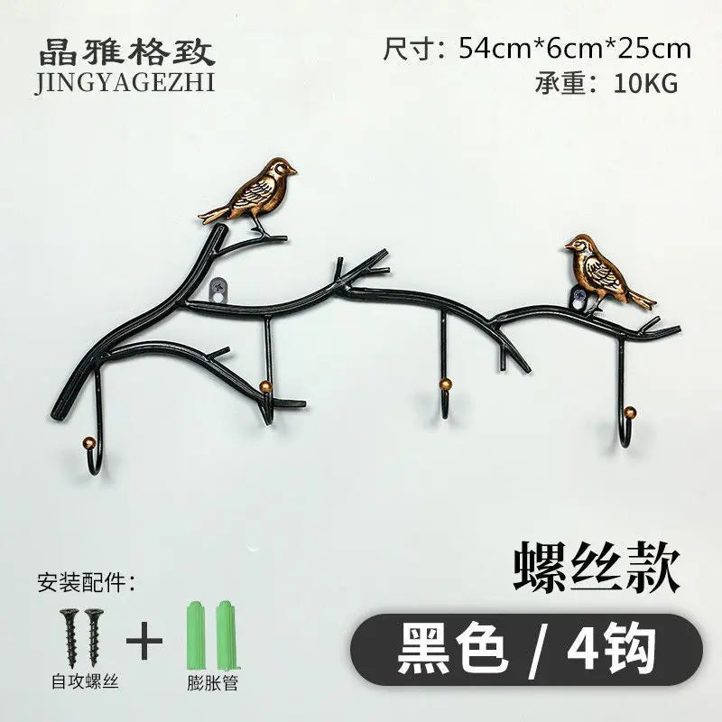 Creative Wall Hanging Clothes Hanger Upon Entering The Doorcoat Rack No Punching Holes At The Entrance Wall Clothes Hook
