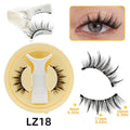 New 1 Pair Cat Eye Magnetic Eyelashes Set With Tweezers Natural Light Eyelash Extension Tools Reusable False Eyelashes Makeup