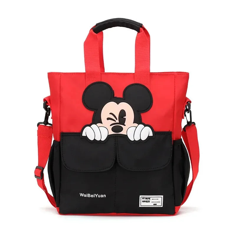 Various Styles of High-quality Cartoon Mickey Canvas Handbags Large Capacity Shoulder Bag Women's Fashion Handbag Shopping Bag