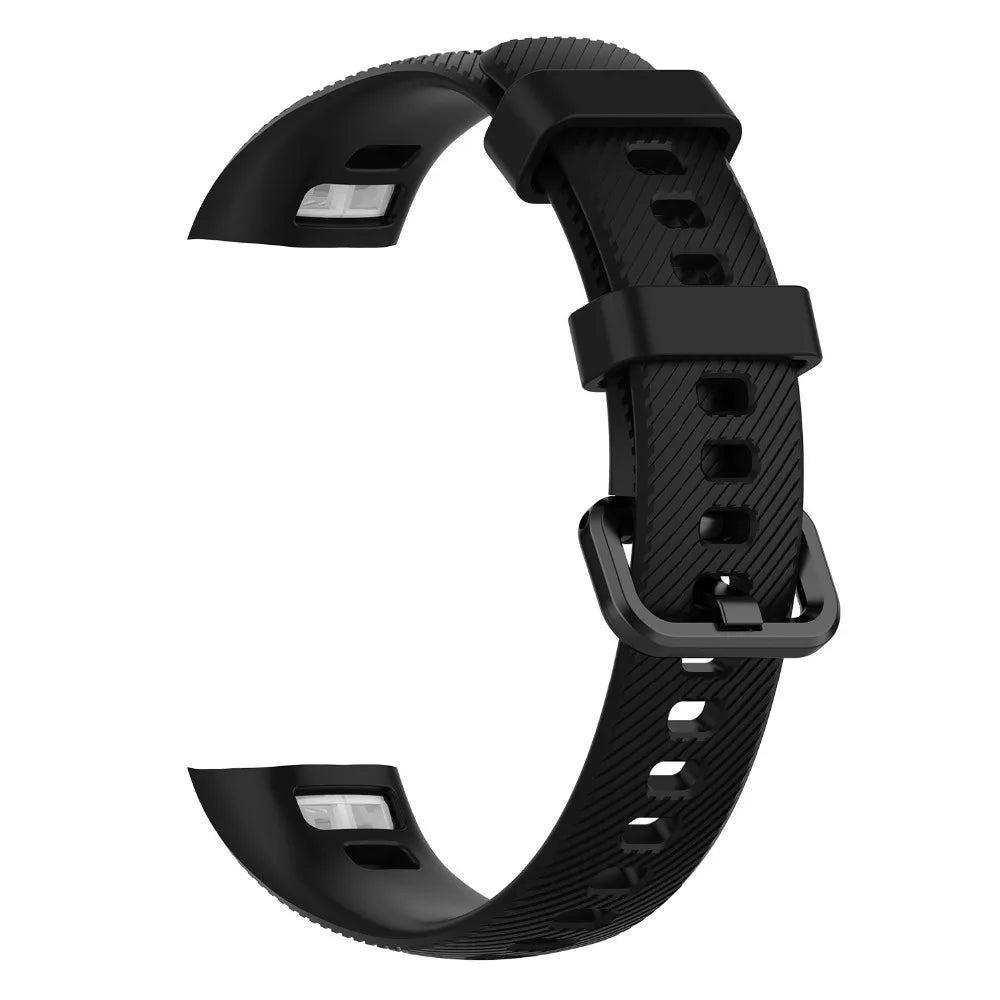 FIFATA Silicone Watch Strap For Honor Band 4 5 Wristbands Accessories Replacement Sport Strap For Huawei Honor Band 5 4 Bracelet