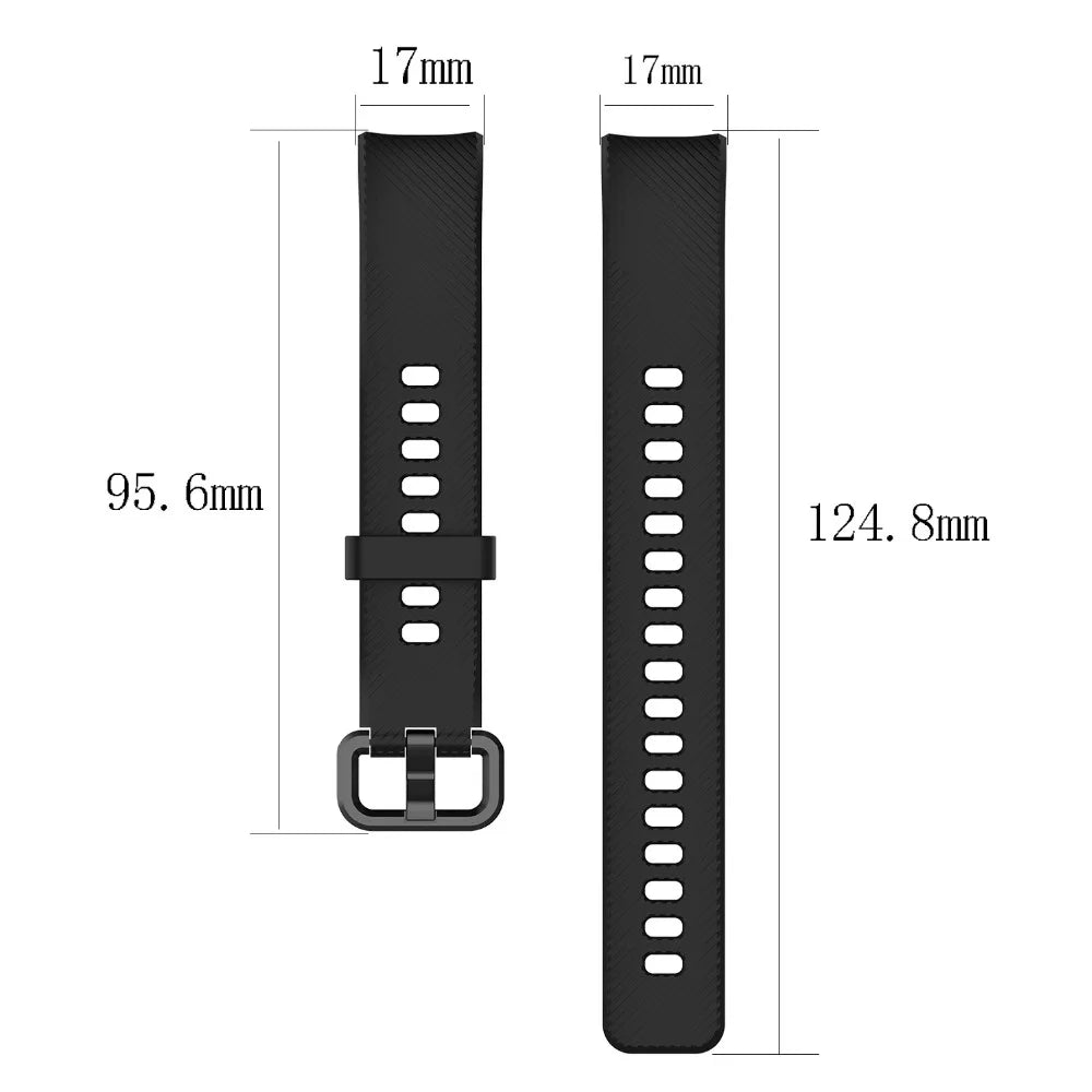 FIFATA Silicone Watch Strap For Honor Band 4 5 Wristbands Accessories Replacement Sport Strap For Huawei Honor Band 5 4 Bracelet