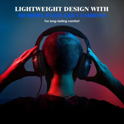 S20 Gaming Headset 50mm LED Mic